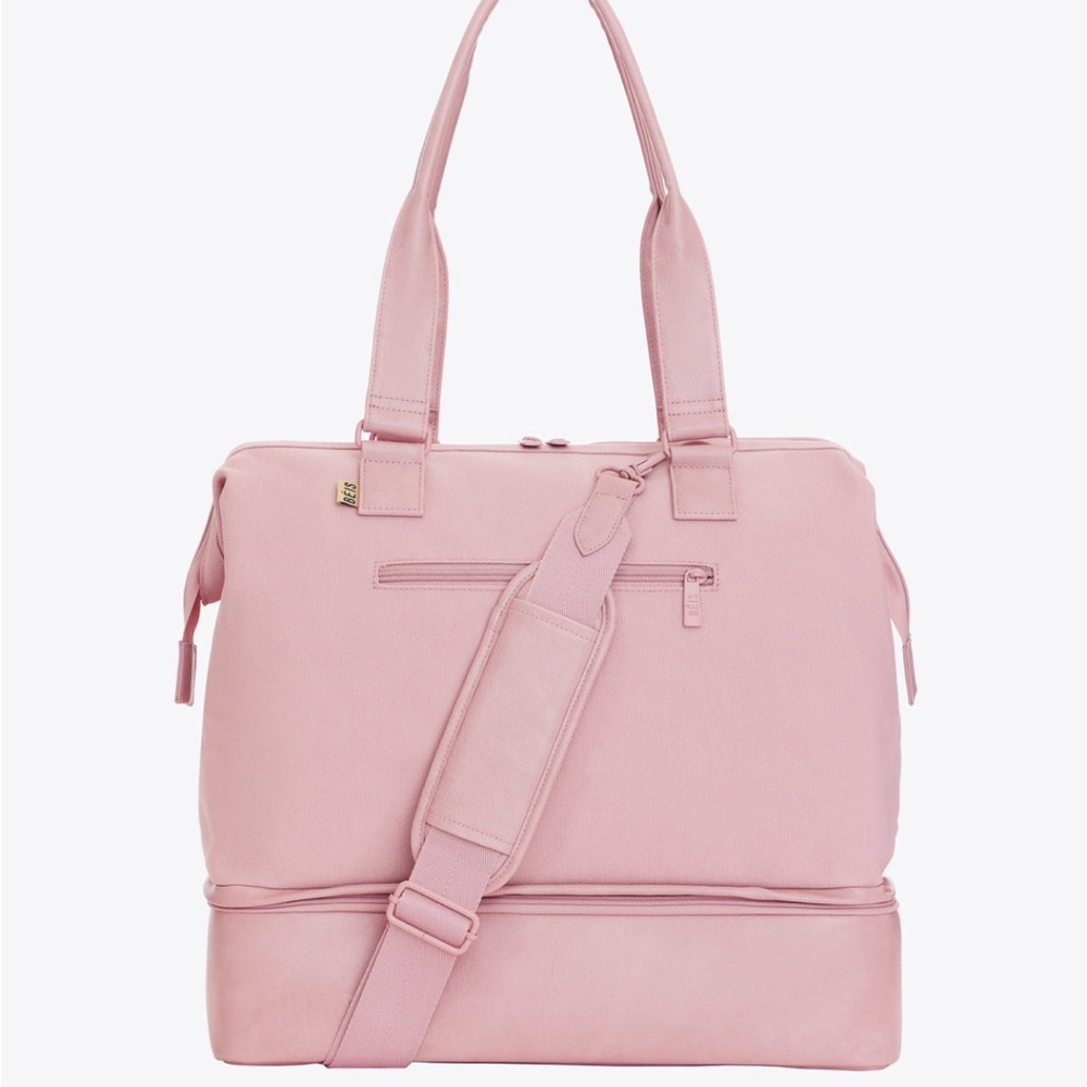 Beis The Convertible Mini Weekender in Atlas Pink